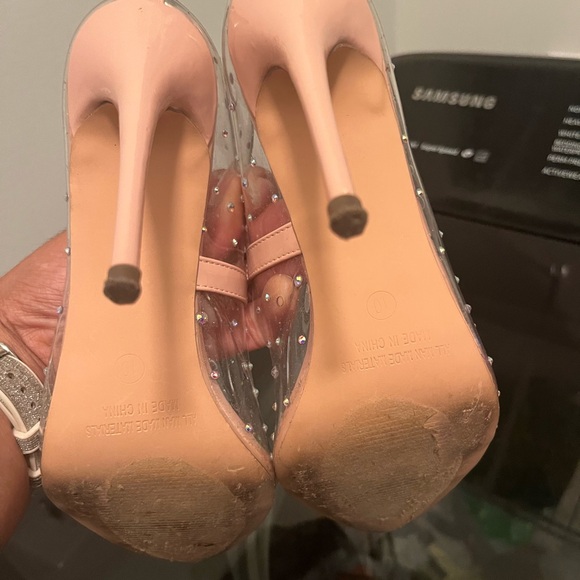 Iridescent clear heel - Picture 2 of 2